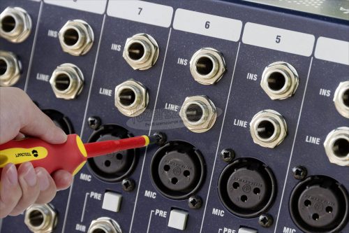 TOOLCRAFT szigetelt VDE 1000V plusz/mínusz csavarhúzó SL/PZ 2, 100mm, TO-6326250