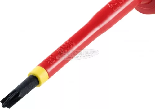 TOOLCRAFT szigetelt VDE 1000V plusz/mínusz csavarhúzó SL/PZ1, 80mm, TO-6326247