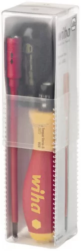 WIHA TorqueVario-S electric nyomaték csavarhúzó változtathatóan állítható nyomatékhatárolás 0,5-2Nm szigetelt VDE 1000V 26625