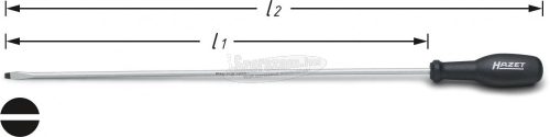 HAZET Egyenes csavarhúzó hosszú 5,5x410mm, 803LG-55