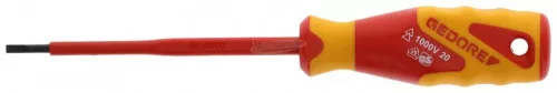 GEDORE szigetelt csavarhúzó lapos több méretben 1000V VDE 2170 X
