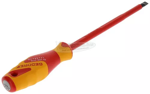 GEDORE szigetelt csavarhúzó lapos 8x1,2x175mm 1000V VDE 2170 8 1612301