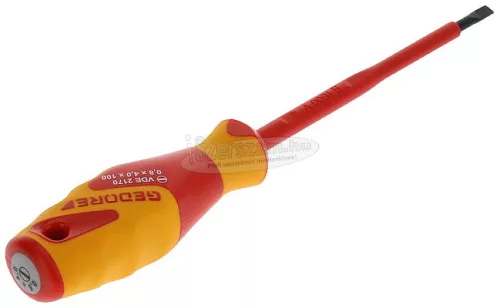 GEDORE szigetelt csavarhúzó lapos 4x0,8x100mm 1000V VDE 2170 4 1612255