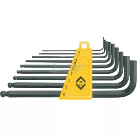   C.K imbuszkulcs készlet, 10 részes Colos 5/64"-3/8" T4444I