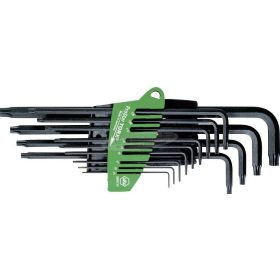   WIHA L-kulcs készlet T5-T50 ProStar tartóban TORX 14 részes fekete oxidált 24852
