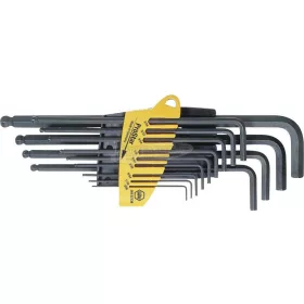   WIHA L-kulcs készlet 0,05"- 3/8" ProStar tartóban hatlapú gömbfejű 14 részes fekete oxidált hüvelyk kivitel 24851