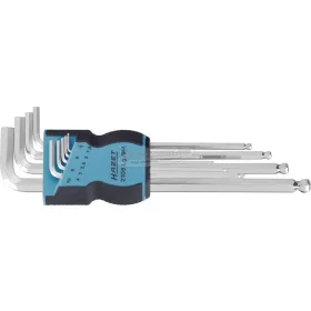   HAZET gömbvégű imbuszkulcs készlet 9 részes 1,5-10mm 2105LG/9H