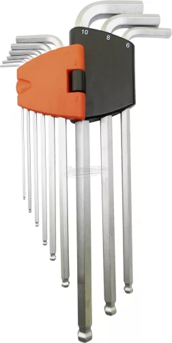 TOOLCRAFT 6szög Hajlított csavarhúzó készlet 9 részes 1603973