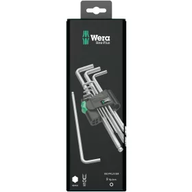   WERA 950/9 Hex-Plus 1 SB L-kulcs/Hatszögkulcskészlet, metrikus, krómozott, 9 részes 05073391001