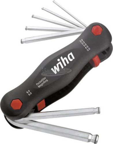 WIHA Multitool PocketStar MagicRing gömbvégű imbusz 2-8mm 7 részes készlet 23031