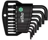 WIHA Imbuszkulcs készlet 9IP-40IP Classic tartóban TORX PLUS 9 részes fekete oxidált 36459