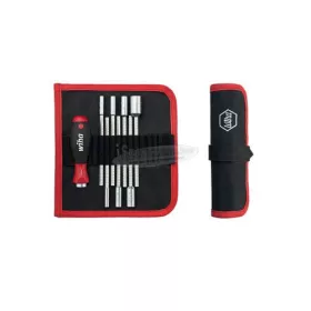   WIHA SYSTEM 6 csavarhúzó készlet cserélhető pengékkel hatlapú dugókulcs 9 részes 27712