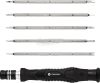 TOOLCRAFT Elektronika- és finommechanika, Villanyszerelő, Bit csavarhúzó Phillips, Külső T-profil, Egyeneshornyú, Hatszög, Tri-Wing, TO-6377922