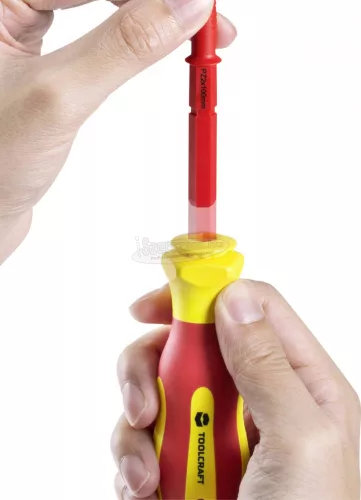 TOOLCRAFT csavarhúzó készlet, cserélhető pengéjű, szigetelt VDE 1000V, WHS-017 TO-6326253