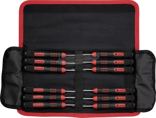TOOLCRAFT Precíziós finommechanikai, elektronikai, modellező csavarhúzó készlet, 12 részes 1312678