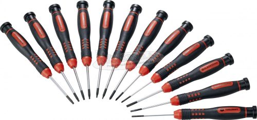 TOOLCRAFT Precíziós finommechanikai, elektronikai, modellező csavarhúzó készlet, 12 részes 1312678