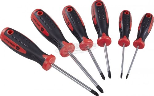 TOOLCRAFT Phillips csavarhúzó PH/PZ 6 részes TOOLCRAFT 96029C1122