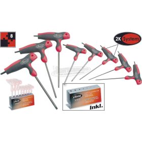   VIGOR T-markolatú torx kulcs készlet, 8 részes, T9- T40, V1410 V1410