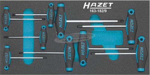 HAZET T-markolatú torx csavarhúzó készlet, 163-182/9 163-182/9