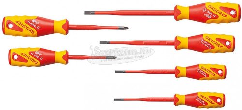 GEDORE szigetelt csavarhúzó készlet SLIM DRIVE 6 részes 1000V VDE 2162-2172 PZ-06 2928728 