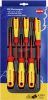 KNIPEX szigetelt VDE 1000V csavarhúzó készlet 6 részes PlusMinus/egyhornyú 00 20 12 V05