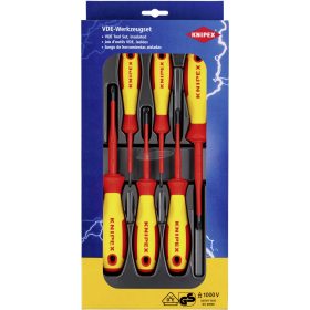   KNIPEX szigetelt csavarhúzó készlet 6 részes PH+PZ VDE 1000V 00 20 12 V03