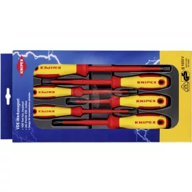   KNIPEX szigetelt csavarhúzó készlet 6 részes SL+PH VDE 1000V 00 20 12 V02