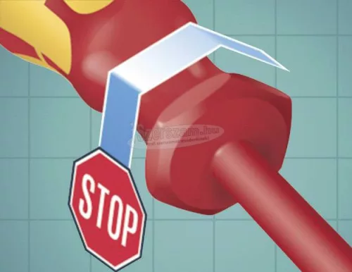 WERA 160 i/7 Rack szigetelt VDE 1000V Csavarhúzó készlet 7 részes Egyeneshornyú, Phillips 5006147001