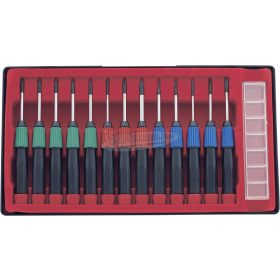   BASETECH Precíziós csavarhúzó készlet 14 részes SL+PH+TX 813679