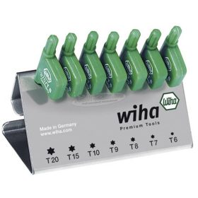   WIHA Zászlómarkolatos imbuszkulcs készlet TORX 7 részes fekete oxidált 25625