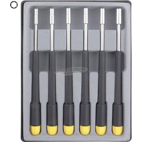   DONAU ELEKTRONIK Hatlapú dugókulcs készlet 2-4mm 6 részes 280-66