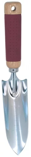 C.K Kerti kis ásó puha fa nyéllel, keskeny, krómozott acél, 300mm G5731