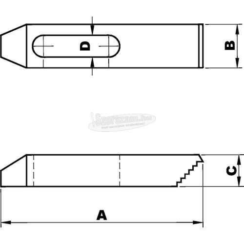 ATLAS CK200160 150X38X22mm M16 LÉPCSŐS SZORÍTÓ ATL4252460K