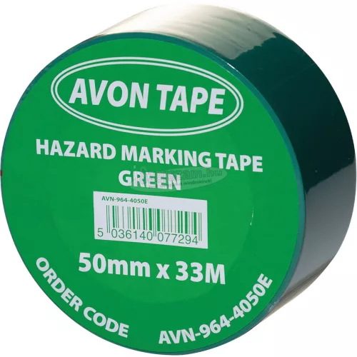 AVON STATIONERY PRODUCTS 50mm ZÖLD FIGYELMEZTETŐ SZALAG AVN9644050E
