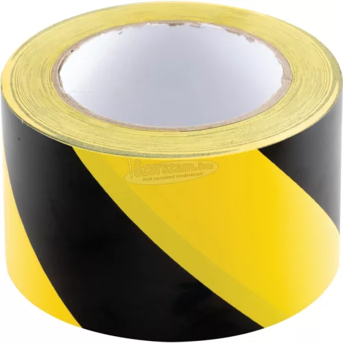 AVON STATIONERY PRODUCTS 75mm FIGYELMEZTETŐ SZALAGFEKETE/SÁRGA RAGASZTÓ AVN9644230C