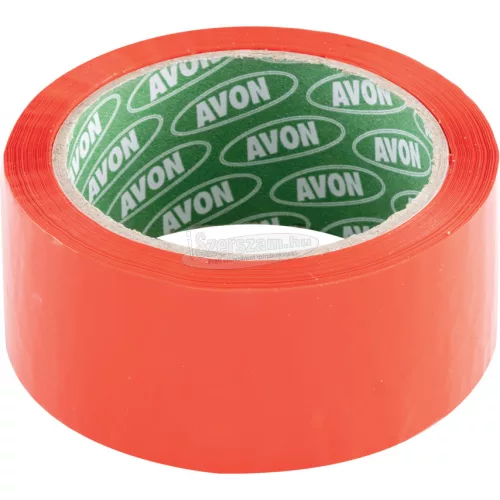 AVON STATIONERY PRODUCTS 50mm x 66M POLIPROPILÉN CSOMAGOLÓSZALAG PIROS AVN9811090K