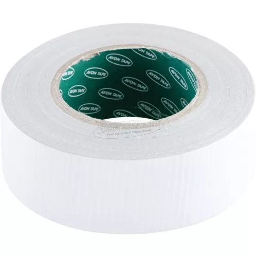 AVON STATIONERY PRODUCTS 50mm x 50M FEHÉR VÍZÁLLÓ TEXTILSZALAG AVN9813160K