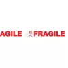 AVON STATIONERY PRODUCTS 50mm x 66M FEHÉR FRAGILE KARTONLEZÁRÓ SZALAG AVN9816200K