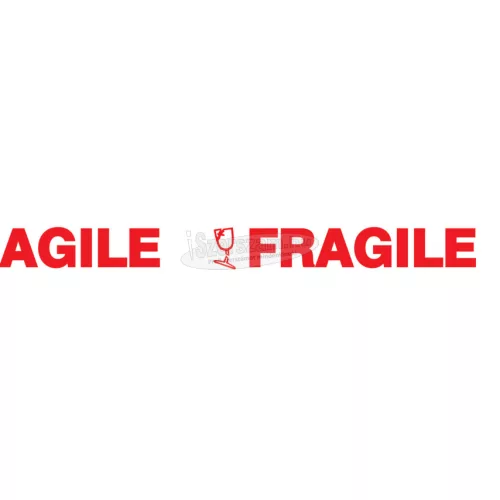 AVON STATIONERY PRODUCTS 50mm x 66M FEHÉR FRAGILE KARTONLEZÁRÓ SZALAG AVN9816200K