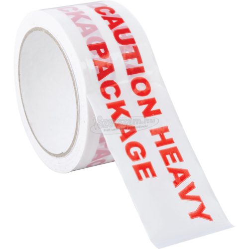 AVON STATIONERY PRODUCTS 50mm x 66M CAUTION HEAVY CSOMAGOLÓ SZALAG AVN9816340K