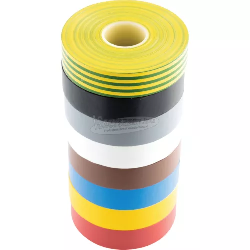 AVON STATIONERY PRODUCTS 19mm x 33M VEGYES SZÍNŰ PVC SZIGETELŐSZALAG SZORTIMENT (8) AVN9868920K