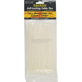   EDISON NATURAL KÁBELKÖTEGELŐ 2,5X100mm (PK-100) EDI5151000K