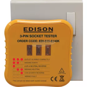EDISON 3 PÓLUSÚ ALJZAT TESZTER 230 V EDI5156140K