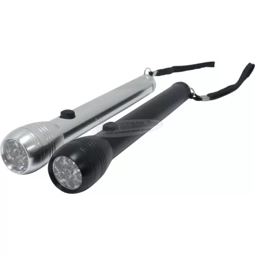 EDISON 6 LED SZUPER FÉNYES ALU HÁZAS LÁMPA 2XAA EDI9042550K