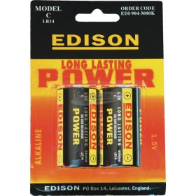 EDISON C ALKÁLI ELEMEK (2db/CS) EDI9043080K