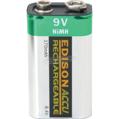 EDISON 9V NIMH AKKUMULÁTOR 170MAH EDI9044440K