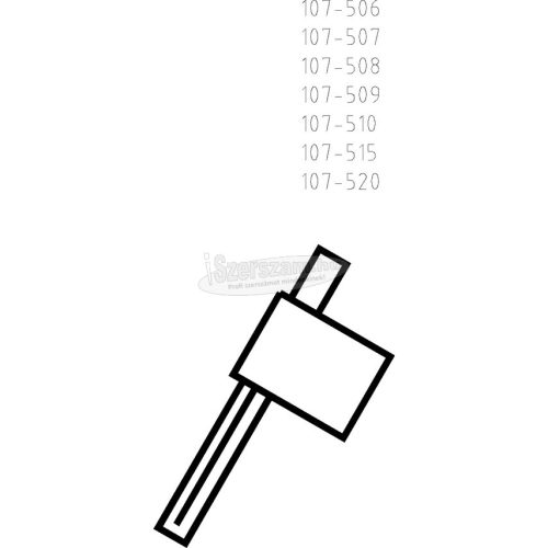 INDEXA T9 ZÁSZLÓS TORX KULCS IND1075090K