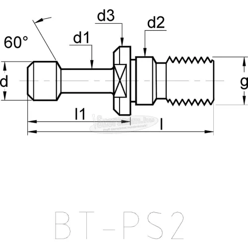 INDEXA BT40-TYPE PS2 MAS 403 BEHÚZÓGOMBA IND1409242K