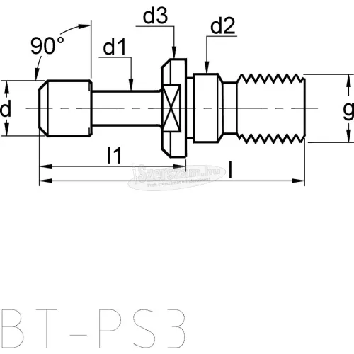 INDEXA BT50-TYPE PS3 MAS 403 BEHÚZÓGOMBA IND1409253K