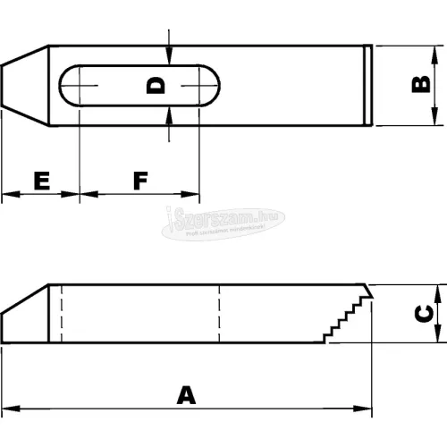 INDEXA CC251463 25X63mm M14 LÉPCSŐS SZORÍTÓ IND4251130C